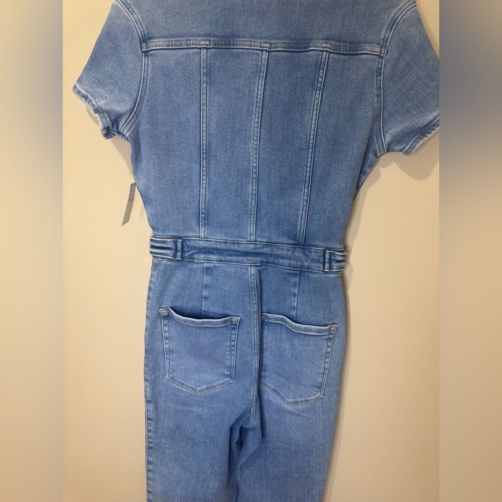 NWT Good American Fit for Success Jumpsuit | Size 1 | Blue274 - Picture 6 of 8